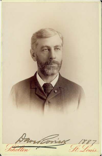 Bust Portrait of 1st Lieutenant Dave Rorick Wearing a Suit and Tie, and Facing Forward by St. Louis Scholten